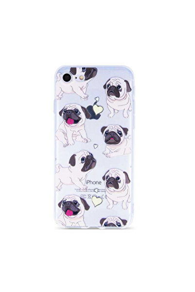 REDz Accessories Carcasă transparentă TPU Happy Dog compatibilă cu Samsung S7