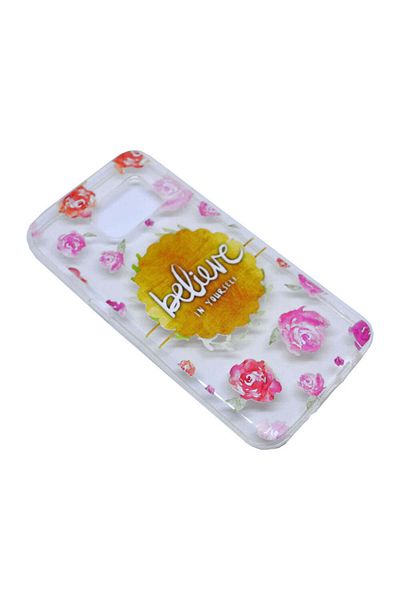 REDz Accessories Husă compatibilă cu Samsung S7 G930, model Believe in Yourself, protecție A+