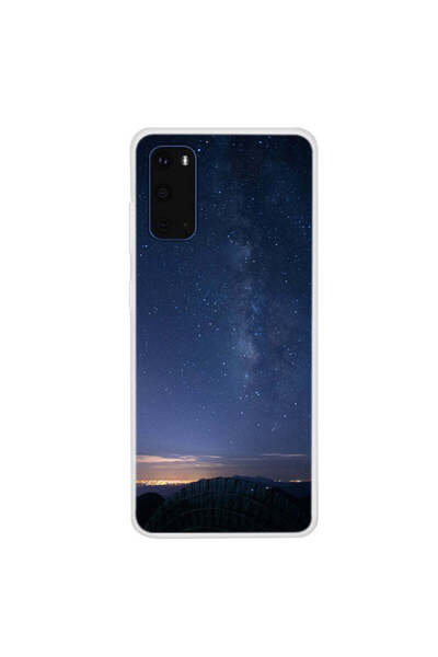 REDz Accessories Carcasă compatibilă cu Samsung S20 model Night Skyline, rezi...
