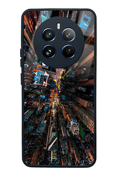 Spoyi حافظة هاتف لامعة لهاتف اوبو ريلمي 12 برو بلس بتصميم عين الطير