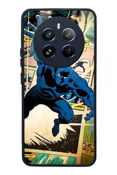 Spoyi Oppo Realme 12 Pro Black Panther Black Panther Design Glossy Phone Case
