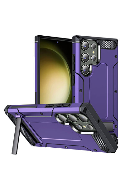 REDz Accessories Carcasă Elite Armor, suport reglabil, compatibilă cu Samsung...