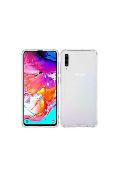 REDz Accessories Carcasă simplă, compatibilă cu Samsung A70, silicon, transparentă