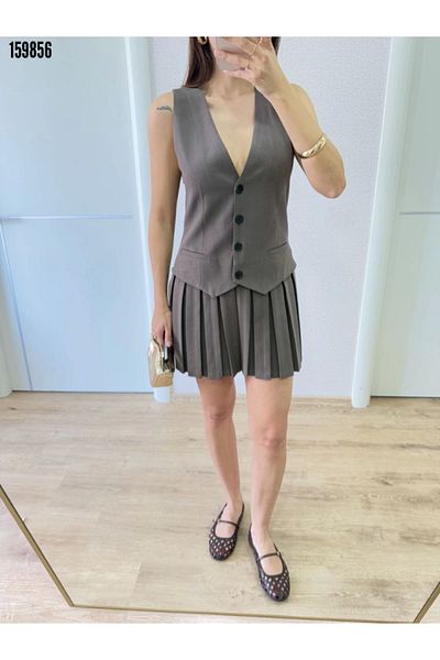 Modayakamoz Μίνι φόρεμα με γιλέκο Team Look