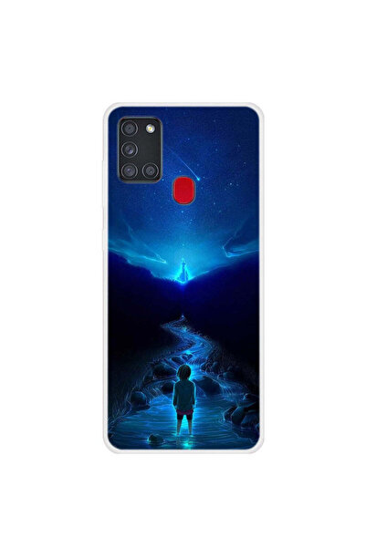 REDz Accessories Carcasă compatibilă cu Samsung A21s model Spiritual Way, sil...