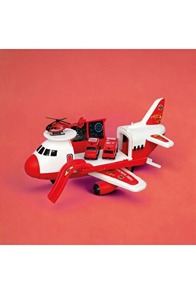 HEROES TOYS İtfaiye Uçak Seti - Çocuk Eğitici Öğretici Eğlenceli Oyuncak Uçak...