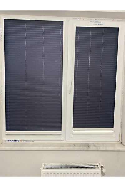 ÇAĞLAYAN İNŞAAT GECE GÜNDÜZ GÜNEŞLİK + TÜL Yapışkanlı Çerçeveli Plise Perde 0-70 x 0-140 Ölçü aralığı