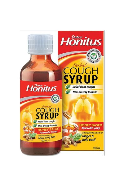 Dabur -Honitus Herbal Cough Syrup 100ML