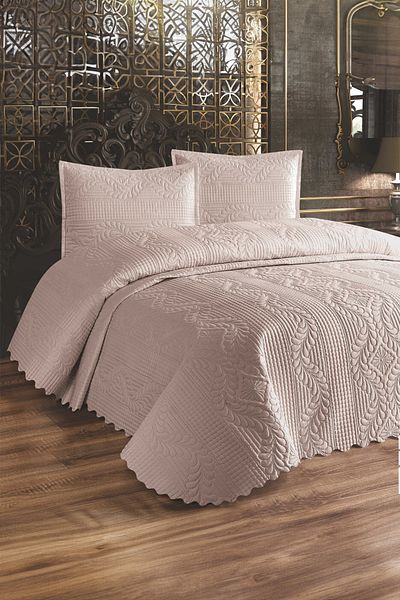 Faiend Cuvertură de pat dublă matlasată cu ultrasunete |   Design elegant cu textura moale