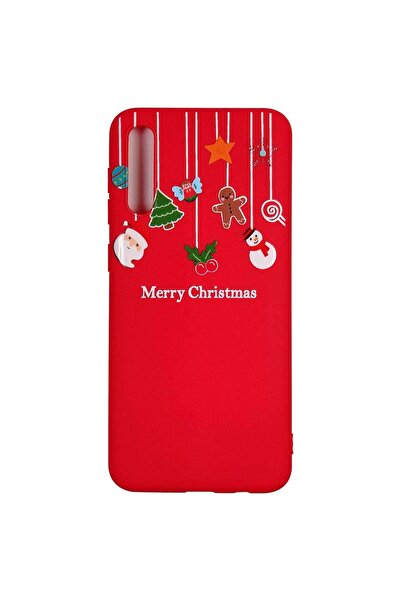REDz Accessories Коледен калъф, съвместим с Samsung A50 модел Merry Christmas...
