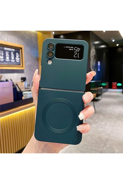 REDz Accessories EliteMatte Case, Magsafe, Compatible with Samsung Z Flip 3, Full cover, Ultra-thin, Green