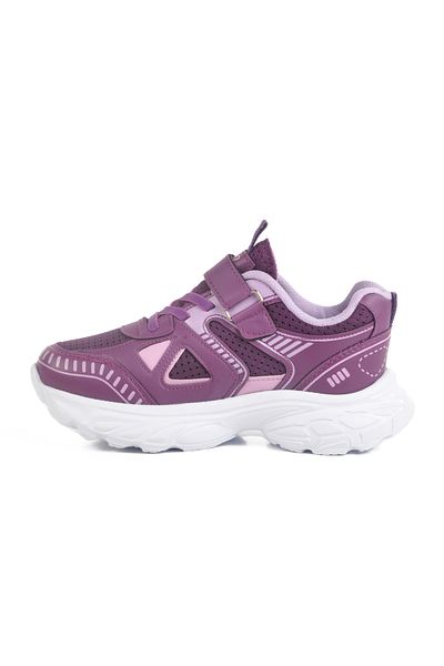AYAKMOD Purple Velcro Mesh Girls' Sports Shoes 1500 F