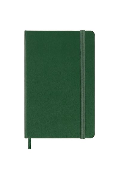 Moleskine Striped Myrtle Green Notebook Pocket Size Hard Cover
