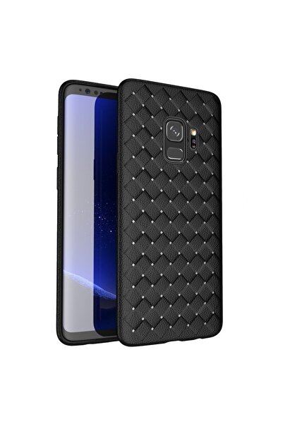 REDz Accessories Carcasă modernă, compatibilă cu Samsung S9, neagră, model țe...