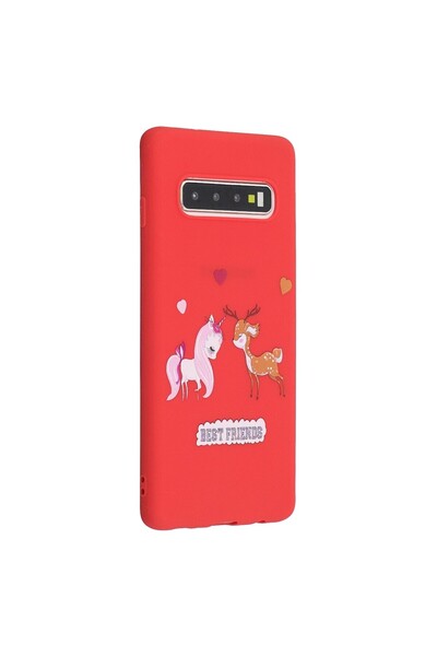REDz Accessories Carcasă cu design Animal Lovers, compatibilă cu Samsung S10 ...