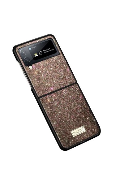 REDz Accessories Carcasă cu sclipici, Glitter Guard pentru Samsung Galaxy Z F...