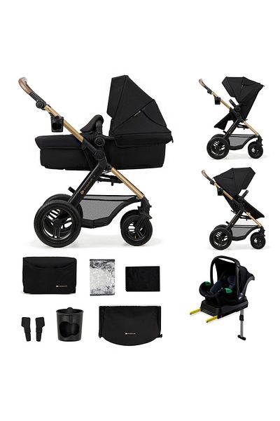 Kinderkraft Multifunctional Stroller Moov 2 Air 4in1 Pure Black