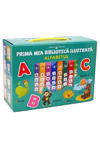 Editura Litera Cutie. Bebe invata. Prima mea biblioteca ilustrata. Alfabetul