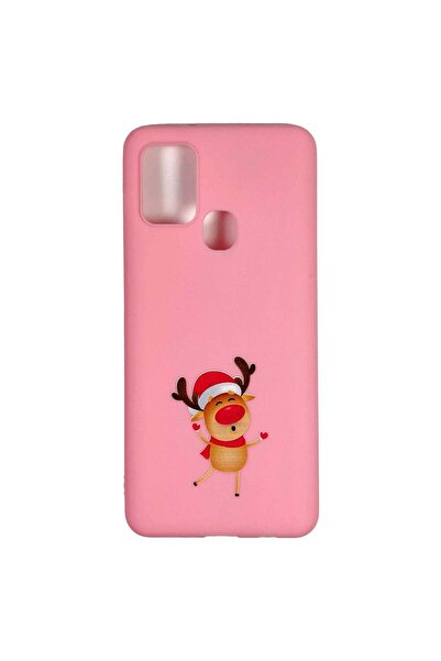 REDz Accessories Коледен калъф, съвместим с Samsung A21s, модел „бебешки елен...