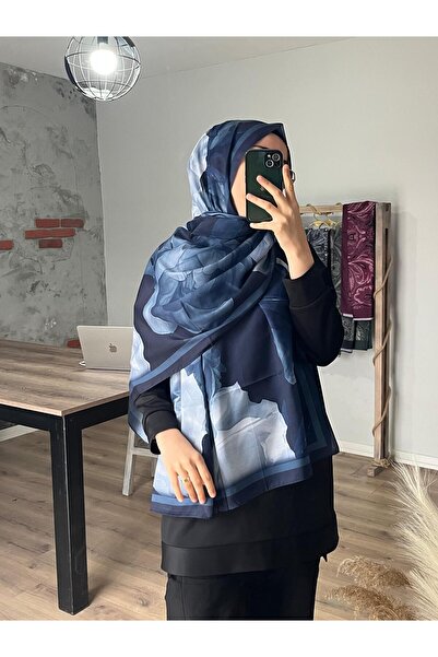 Merwiss Μαλακό σάλι με μοτίβο Lotus