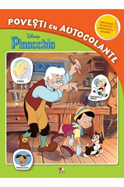 Editura Litera Disney. Pinocchio. Povesti cu autocolante