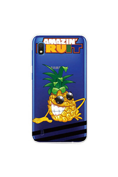 REDz Accessories Carcasă compatibilă cu Samsung A10 modelul Pineapple, rezist...