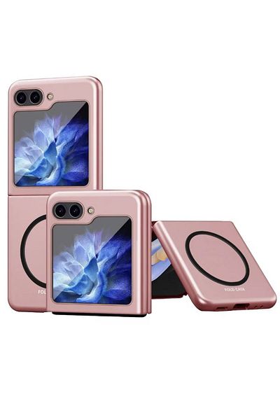 REDz Accessories Matte Magsafe Case for Samsung Galaxy Z Flip 6, Full cover, Shockproof and Ultra-thin, Pink