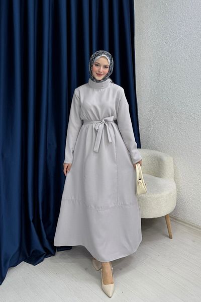 lurex moda Φόρεμα κρεπ με ζιβάγκο