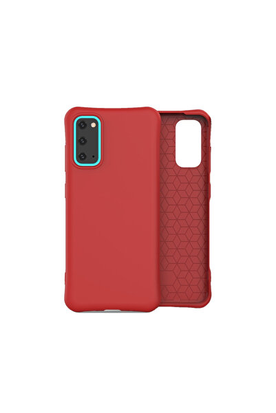 REDz Accessories Carcasă compatibilă cu Samsung S20 / S20 5G, roșie, material TPU, model TPU în culoare solidă