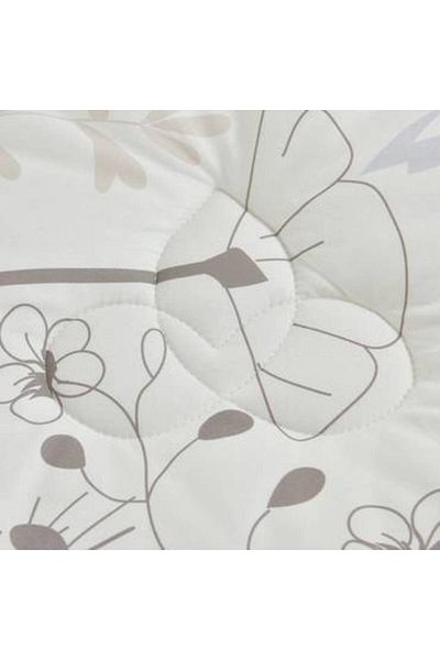 Canon 3-Piece Cotton Checked Single Bedspread - Cannon Hana 200 Stitch Count with Stitched Filling