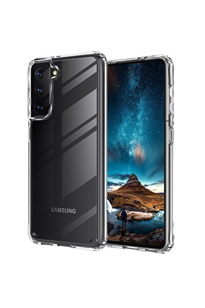 REDz Accessories Carcasă compatibilă cu Samsung S21 Ultra, model îngroșat, tr...