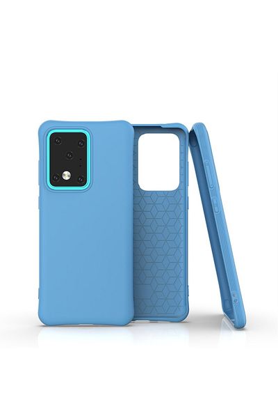 REDz Accessories Carcasă compatibilă cu Samsung S20 Ultra / S20 Ultra 5g, albastră, material TPU, model TPU de culoare uni