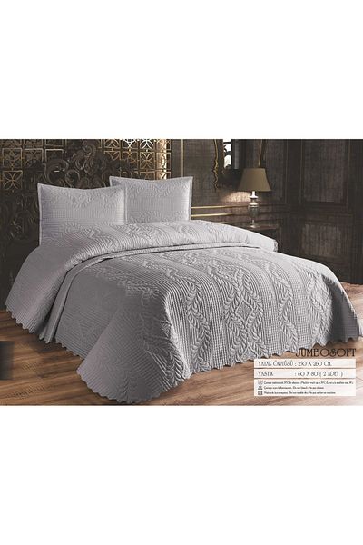 Faiend Cuvertură de pat dublă matlasată cu ultrasunete |   Design elegant cu textura moale