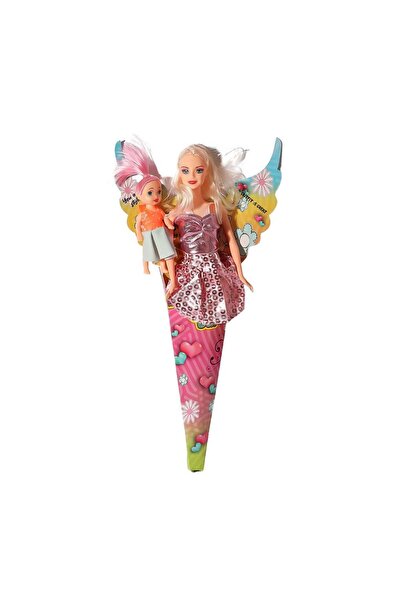 NW NessiWorld نيسي وورلد 02286 أنليلي دمية مع قبعة وطفل -Oydaş