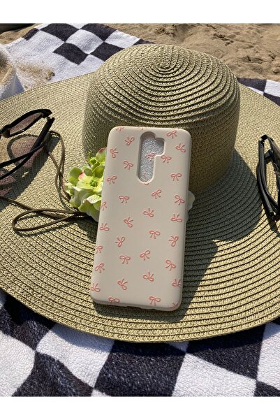 Newon حافظة هاتف XIAOMI REDMI Note 8 PRO من السيليكون الفاخر مع طباعة شريطية داخلية مخملية