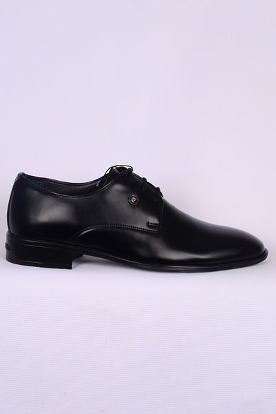 Pierre Cardin 7030 Leather Men's Black Opening Classic Shoes