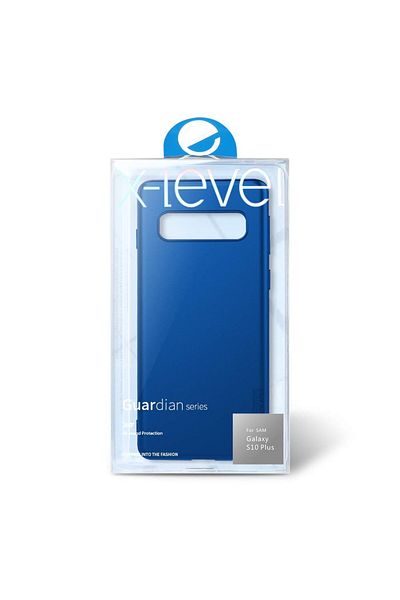 REDz Accessories Original X-Level case, rubberized polyurethane, shockproof, Compatible with Samsung S10 Lite, blue