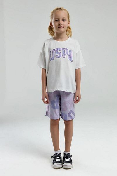 U.S. Polo Assn. Kids ΒΕΡΜΟΥΔΑ ΚΟΡΙΤΣΙΩΝ ΠΟΛΟ US2084-4