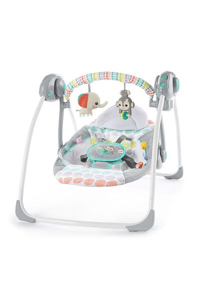 Bright Starts Whimsical Wild Portable Swing (Ages 0-9 months)