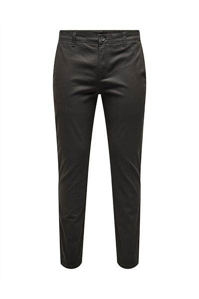 Only & Sons Onsmark Pete Life Slm Chın 0013 Pnt Noos Men's Gray Trousers - 22027773