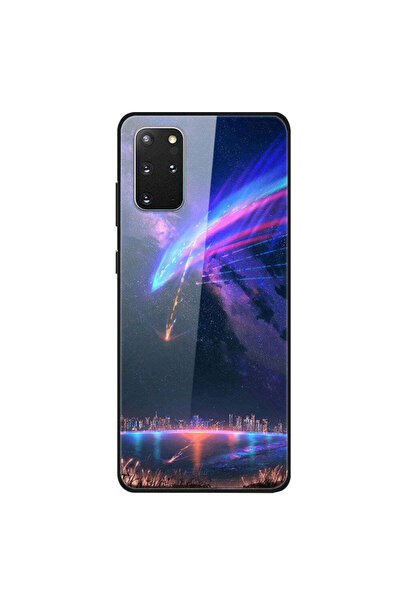 REDz Accessories Carcasă compatibilă cu modelul Samsung S20 Plus, sticlă Mete...