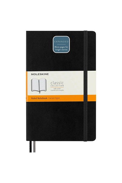 Moleskine Expanded Collection Notebook Large 13x21cm Soft Cover Line 400 Sheets