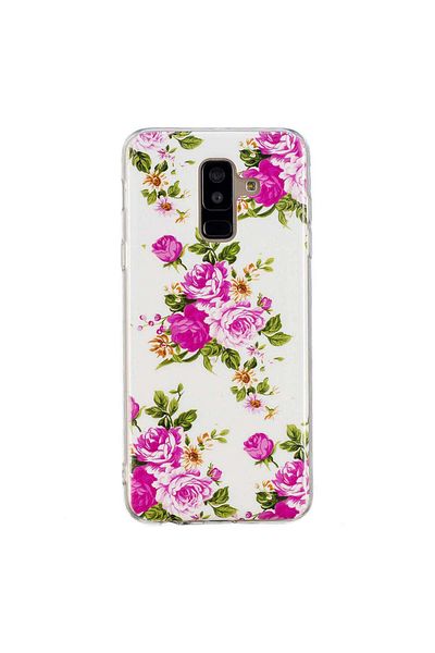 REDz Accessories Case Compatible with Samsung A6 2018 Roses Model, Phosphorescent, Shockproof