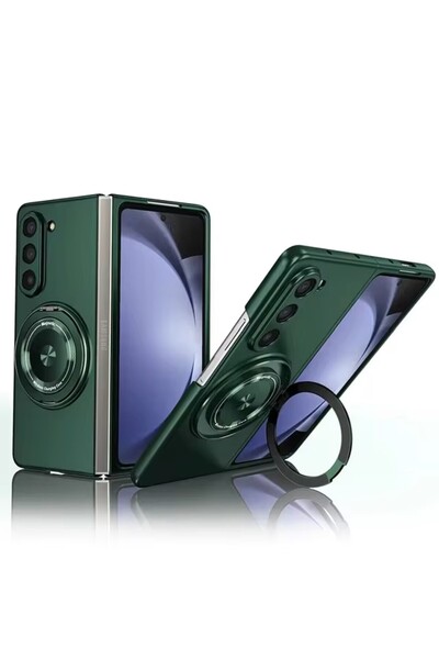 REDz Accessories Carcasă cu inel rotativ, compatibilă cu Samsung Galaxy Z Fol...