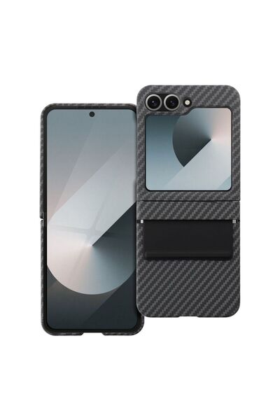 REDz Accessories Θήκη για Samsung Galaxy Z Flip 6, Carbon, Μαύρη
