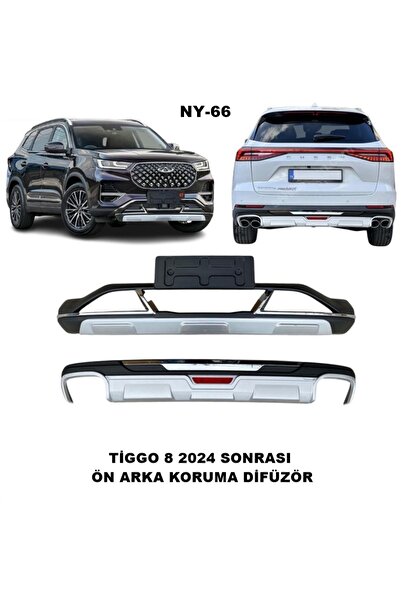 caraks CHERY tiggo 8 ön ve arka tampon koruma difüzör tiggo 8 pro 2024 sonras...