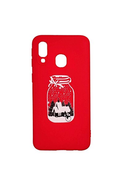 REDz Accessories Carcasă de Crăciun compatibilă cu Samsung A20e modelul Christmas Sticlă, silicon, rezistentă la șocuri, multicoloră