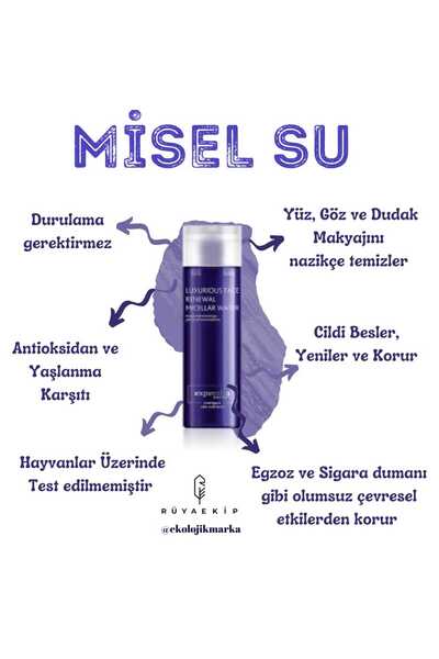 Siberian Wellness Experalta Platinum. Luxurious Face Renewal Micellar Water Yüz Temizleyici-misel Su Yüz Temizleyicisi