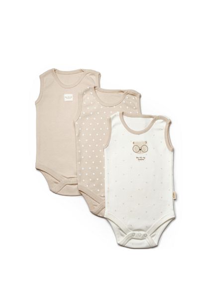 bazaar-turkey all you need 3-Piece Hanging Teddy Bear Bodysuit 8120