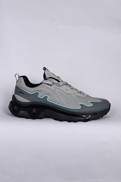 Pierre Cardin Pci-11054 Lace-Up Rubber Sole Breathable Upper Surface Orthopedic Gray Men's Winter Shoes